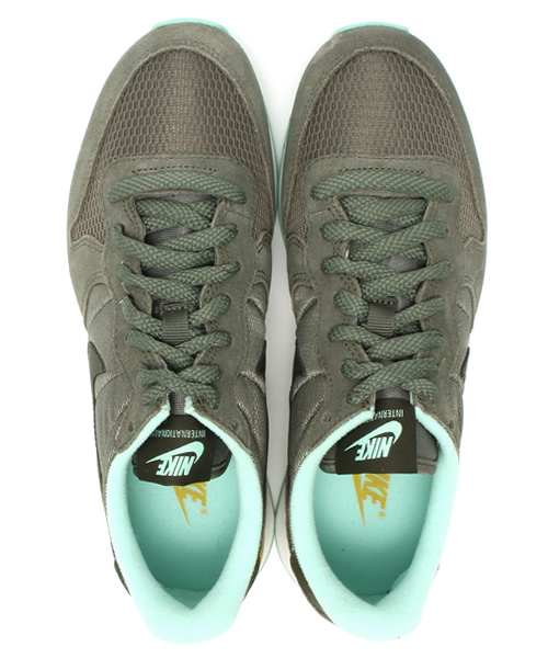 CIAOPANIC（チャオパニック）の「インターナショナリスト（スニーカー・レディース・グレー/グリーン・24cm/23cm/25cm）」の4枚目の写真