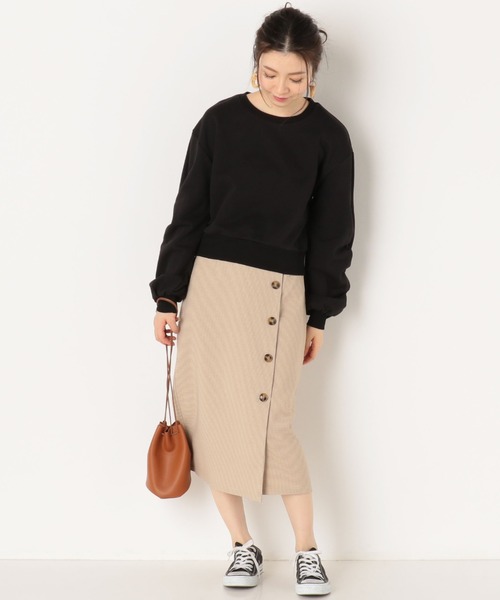 archives（アルシーヴ）の「ボリュームスリーブスウェット（Tシャツ/カットソー・レディース・ブラック/ベージュ/ブルー・MEDIUM）」の20枚目の写真