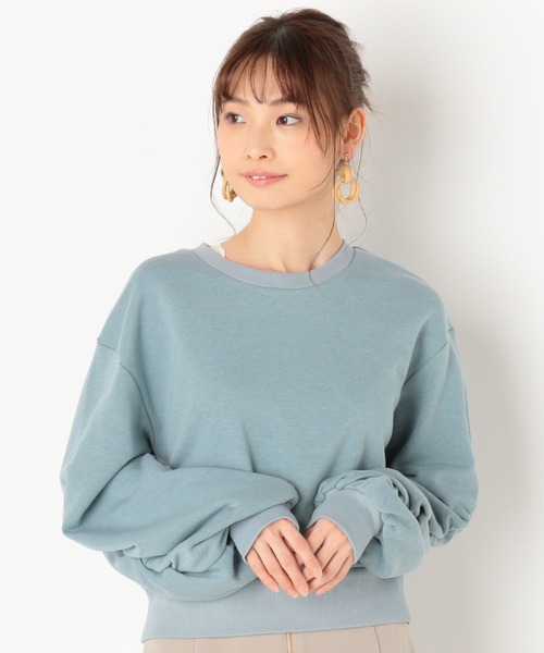 archives（アルシーヴ）の「ボリュームスリーブスウェット（Tシャツ/カットソー・レディース・ブラック/ベージュ/ブルー・MEDIUM）」の12枚目の写真