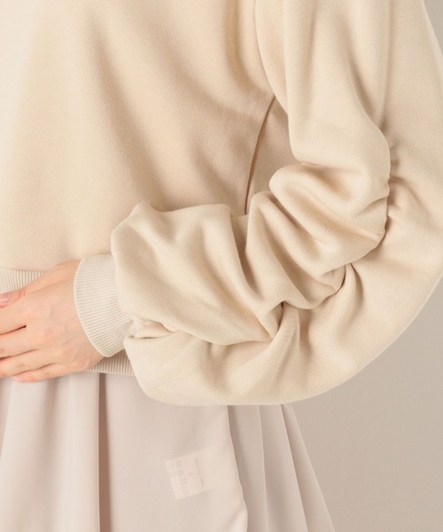 archives（アルシーヴ）の「ボリュームスリーブスウェット（Tシャツ/カットソー・レディース・ブラック/ベージュ/ブルー・MEDIUM）」の8枚目の写真