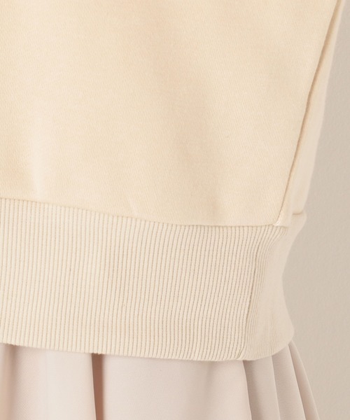 archives（アルシーヴ）の「ボリュームスリーブスウェット（Tシャツ/カットソー・レディース・ブラック/ベージュ/ブルー・MEDIUM）」の7枚目の写真