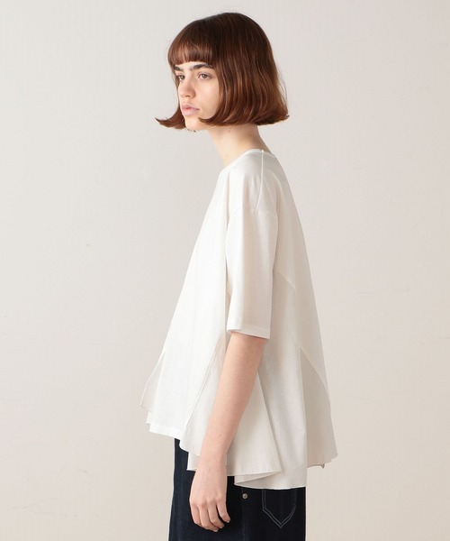 FRAPBOIS(フラボア)の「スプラッシュT(Tシャツ/カットソー・レディース・ブラック/ホワイト/レッド・1)」の4枚目の写真