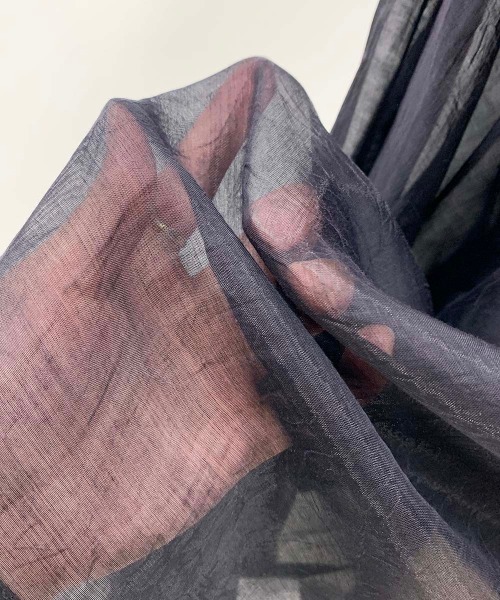 PICCIN（ピッチン）の「ラグランシアーシャツ（シャツ/ブラウス・レディース・ブラック/ベージュ/サーモンピンク・M）」の7枚目の写真