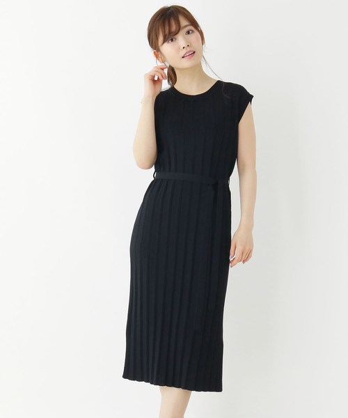 セール リブプリーツノースリワンピース ワンピース Index インデックス のファッション通販 Zozotown