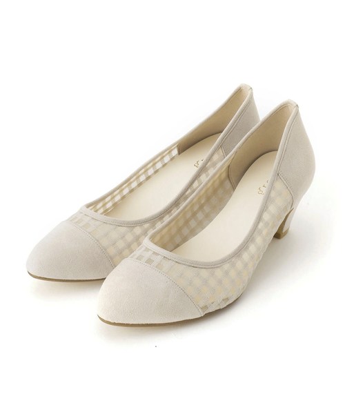 grove(グローブ)の「【22.0~25.0まで/WEB限定】やわここちラウンドパンプス(5cm)(パンプス・レディース・ブラック系5/ブラック系7/ベージュ系8・45/30/25/50/40/35/20)」の3枚目の写真