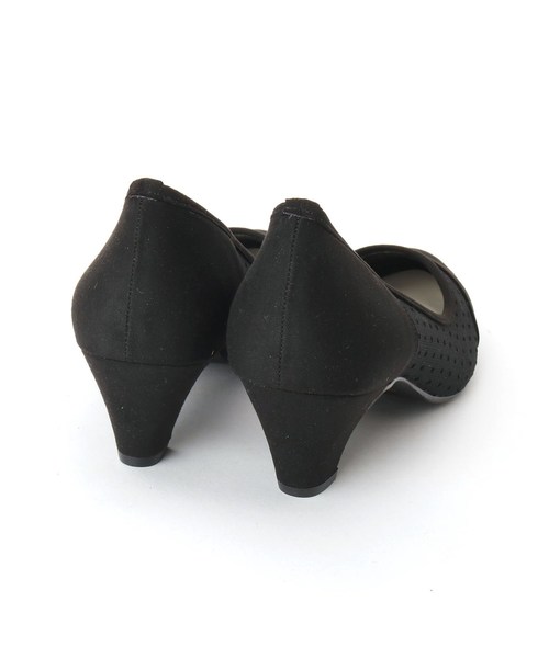 grove(グローブ)の「【22.0~25.0まで/WEB限定】やわここちラウンドパンプス(5cm)(パンプス・レディース・ブラック系5/ブラック系7/ベージュ系8・45/30/25/50/40/35/20)」の6枚目の写真