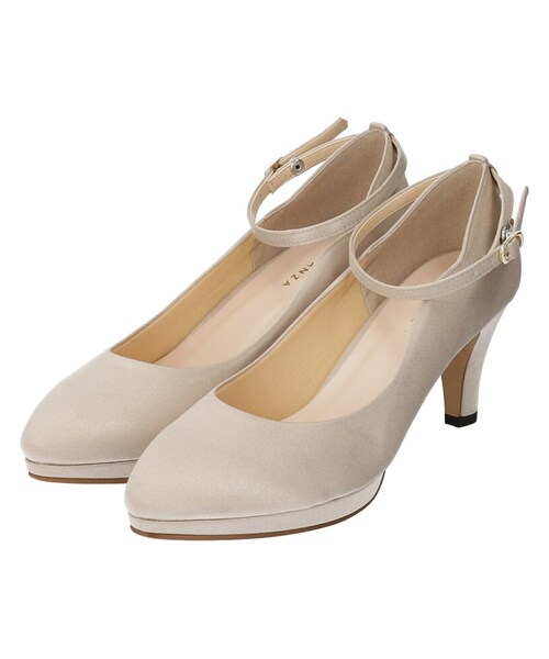 ESPERANZA(エスペランサ)の「◆アンクルストラップミドルヒールパンプス(パンプス・レディース・レッド系4/ブラック系2/ベージュ系2/ホワイト系その他7/ネイビー系6/パープル系2・45/40/20/35/30/25/50/22.5cm/23.5cm/24.0cm/22.0cm/23.0cm/25.0cm/24.5cm)」の2枚目の写真