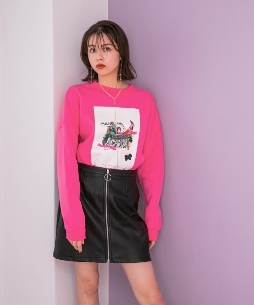 Me%(ミィパーセント)の「ビーガンレザーミニスカート(スカート・レディース・ブラック/グリーン系その他・LARGE/MEDIUM)」の14枚目の写真