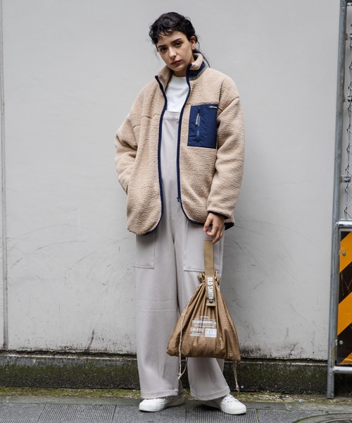 niko and...（ニコアンド）の「【OLD SMITH】【POST GENERAL(ポストジェネラル)】パラシュートナイロンエコバッグ（エコバッグ/サブバッグ・レディース・セージグリーン/ベージュ/ブラック・0）」の5枚目の写真