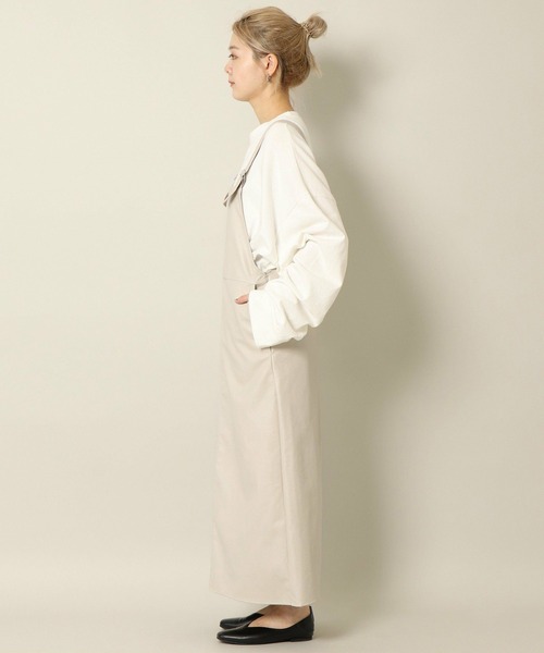 notch.(ノッチ)の「フェイクレザージャンスカ(ジャンパースカート・レディース・ブラック/オフホワイト・M)」の10枚目の写真