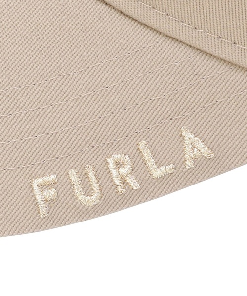 FURLA（フルラ）の「キャップ ワンポイント刺繍 ウォッシャブル（キャップ・レディース・ホワイト/ブラック/ベージュ/カーキ/ダークグレー/ライトパープル/ダークブラウン/ネイビー・FREE）」の13枚目の写真