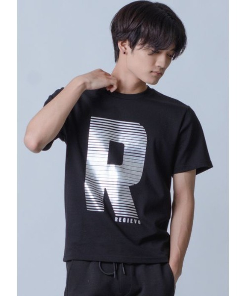 REGIEVO(レジエボ)の「REGIEVOロゴ半袖Tシャツ(Tシャツ/カットソー・メンズ・オフホワイト/ブラック/パープル・M/XL/L)」の12枚目の写真