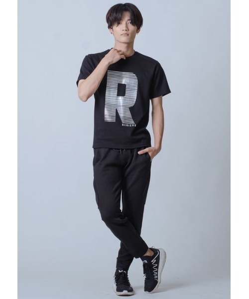 REGIEVO(レジエボ)の「REGIEVOロゴ半袖Tシャツ(Tシャツ/カットソー・メンズ・オフホワイト/ブラック/パープル・M/XL/L)」の5枚目の写真