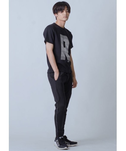 REGIEVO(レジエボ)の「REGIEVOロゴ半袖Tシャツ(Tシャツ/カットソー・メンズ・オフホワイト/ブラック/パープル・M/XL/L)」の7枚目の写真