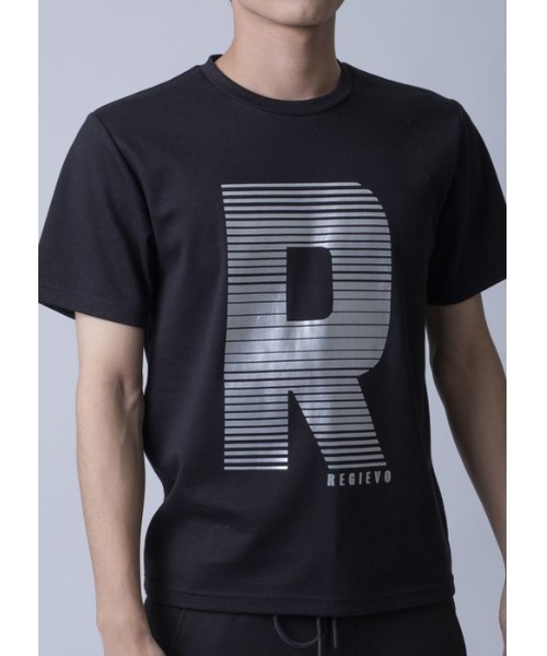 REGIEVO(レジエボ)の「REGIEVOロゴ半袖Tシャツ(Tシャツ/カットソー・メンズ・オフホワイト/ブラック/パープル・M/XL/L)」の15枚目の写真