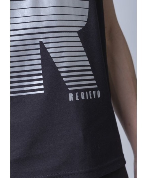 REGIEVO(レジエボ)の「REGIEVOロゴ半袖Tシャツ(Tシャツ/カットソー・メンズ・オフホワイト/ブラック/パープル・M/XL/L)」の6枚目の写真