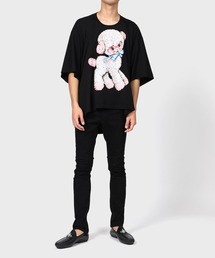 ヴィヴィアンウエストウッド コットンラム柄Tシャツ長袖 Vivienne Westwood（Tシャツ(長袖/七分) ・ ブラック/黒色系）の