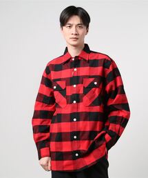 Kare/ME | Kare/ME（カーミー）別注バックプリントチェックシャツ(シャツ/ブラウス)