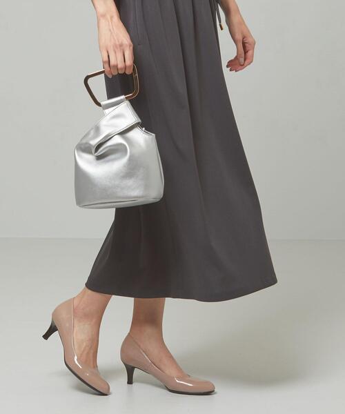 closet story（クローゼットストーリー）の「＜closet story＞メタルリング ミニ バッグ（ハンドバッグ・レディース・ブラック/シルバー・FREE）」の4枚目の写真
