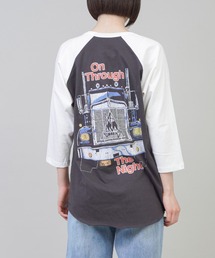 SPINNS | 【Def Leppard / デフ・レパード】ラグラン7分袖Ｔシャツ / バンＴ / ユニセックスアイテム(Tシャツ/カットソー)