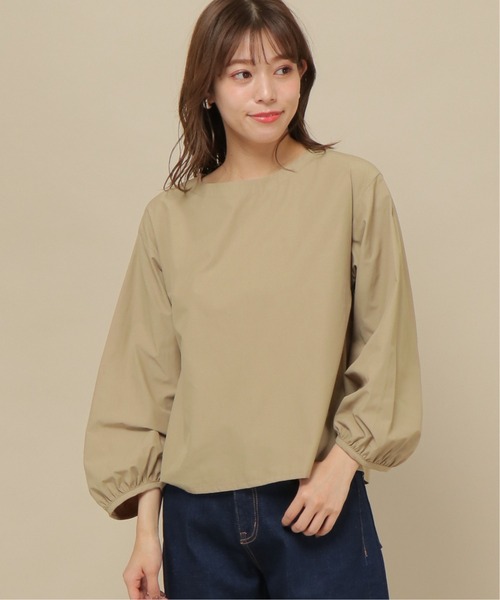 ikka（イッカ）の「タイプライターブラウス（ＡＩ）（シャツ/ブラウス・レディース・オフホワイト/ベージュ/ライトグレー・M/L）」の3枚目の写真