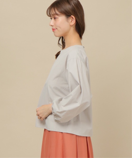 ikka（イッカ）の「タイプライターブラウス（ＡＩ）（シャツ/ブラウス・レディース・オフホワイト/ベージュ/ライトグレー・M/L）」の5枚目の写真
