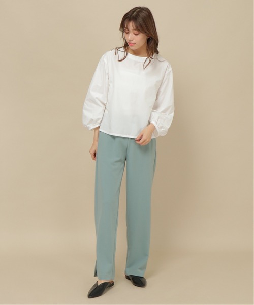 ikka（イッカ）の「タイプライターブラウス（ＡＩ）（シャツ/ブラウス・レディース・オフホワイト/ベージュ/ライトグレー・M/L）」の17枚目の写真