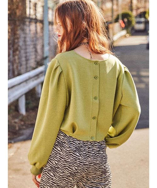 jouetie（ジュエティ）の「ダイバーポンチプルオーバー（スウェット・レディース・その他1/その他2/グリーン/ブラック・MEDIUM）」の3枚目の写真