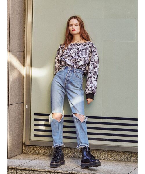 jouetie（ジュエティ）の「ダイバーポンチプルオーバー（スウェット・レディース・その他1/その他2/グリーン/ブラック・MEDIUM）」の15枚目の写真