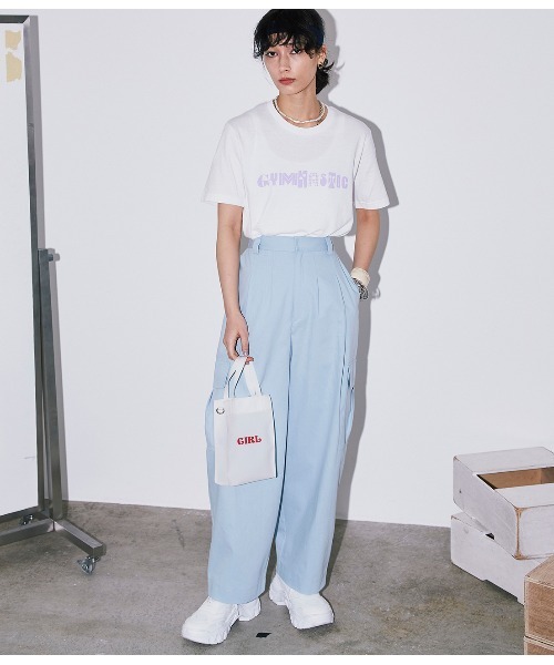 Bonjour Girl（ボンジュールガール）の「【Bonjour Girl】ＣＴカーゴジョガーパンツ（カーゴパンツ・レディース・ブラック/ベージュ/ブルー・FREE）」の16枚目の写真