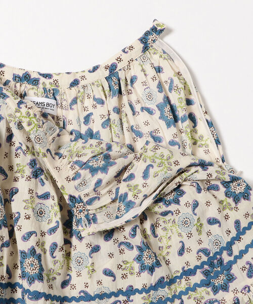 BEAMS BOY（ビームスボーイ）の「trepied × BEAMS BOY / ブロック プリント マキシスカート（スカート・レディース・ブルー/レッド系その他7・ONE SIZE）」の15枚目の写真