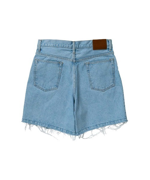 MR.GENTLEMAN(ミスタージェントルマン)の「REPAIRED CRUSH DENIM SHORT(デニムパンツ・メンズ・ブラック系その他/ブルー系その他・SMALL/MEDIUM/LARGE/X-LARGE)」の4枚目の写真