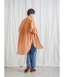 CIENA | バンドカラーシアールーズシャツ(シャツ/ブラウス)