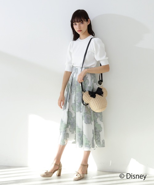 JILL by JILL STUART（ジルバイジルスチュアート）の「Minnieラタンシリーズ（Minnieラタンポシェット）（かごバッグ・レディース・ホワイト/グレー・FREE）」の9枚目の写真