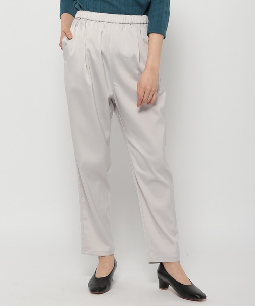 LEPSIM(レプシィム)の「サテンストレッチツヤパンツ 931656(その他パンツ・レディース・ブラウン/ブルー/グレイッシュベージュ・MEDIUM/LARGE)」の19枚目の写真