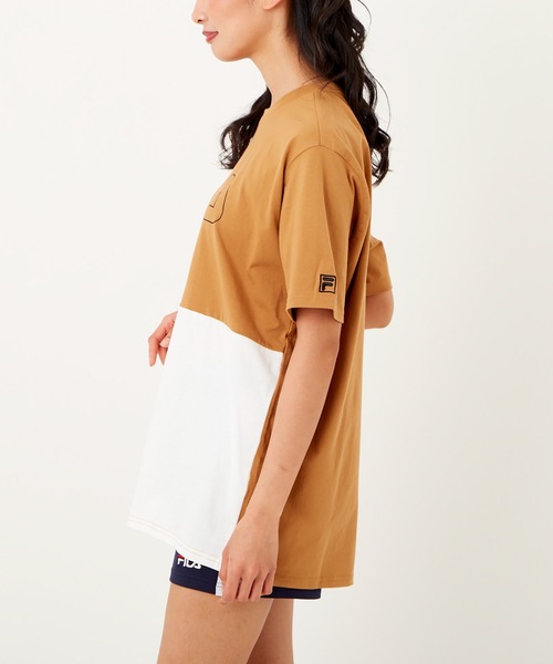 FILA（フィラ）の「【FILA/フィラ】レディース切替半袖Ｔシャツ / UV（Tシャツ/カットソー・レディース・ベージュ/ブラック/パープル・MEDIUM/LARGE/X-LARGE）」の16枚目の写真