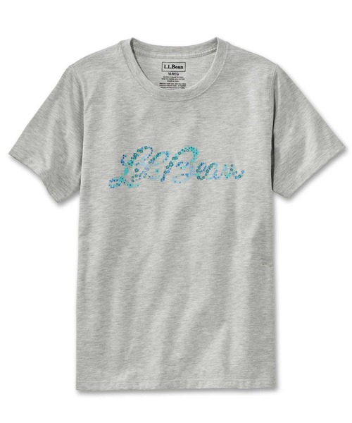 L.L.Bean（エルエルビーン）の「グラフィック・ティ、半袖　 ジャパン・フィット（Tシャツ/カットソー・レディース・ダークネイビー/ライトグレー/ライトグレー系/ホワイト/ライトグレー系1/ホワイト系/ホワイト系1/ネイビー系/ネイビー系1・X-SMALL/SMALL/MEDIUM/X-LARGE/LARGE）」の5枚目の写真