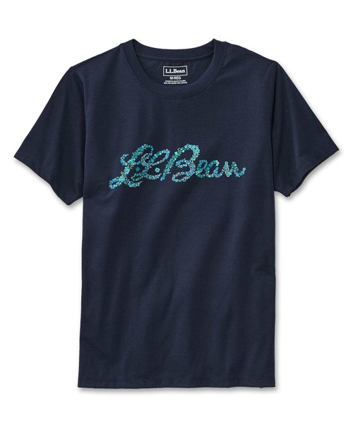L.L.Bean（エルエルビーン）の「グラフィック・ティ、半袖　 ジャパン・フィット（Tシャツ/カットソー・レディース・ダークネイビー/ライトグレー/ライトグレー系/ホワイト/ライトグレー系1/ホワイト系/ホワイト系1/ネイビー系/ネイビー系1・X-SMALL/SMALL/MEDIUM/X-LARGE/LARGE）」の9枚目の写真