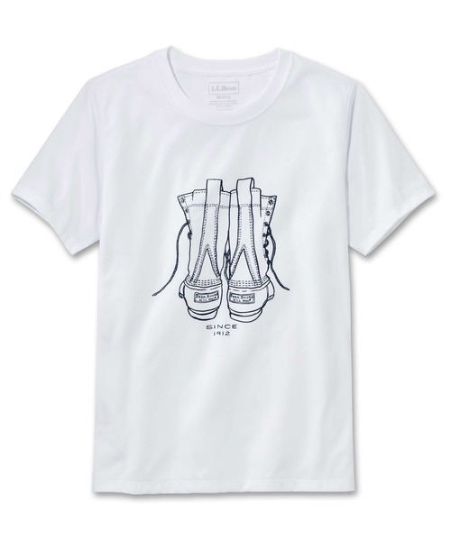 L.L.Bean（エルエルビーン）の「グラフィック・ティ、半袖　 ジャパン・フィット（Tシャツ/カットソー・レディース・ダークネイビー/ライトグレー/ライトグレー系/ホワイト/ライトグレー系1/ホワイト系/ホワイト系1/ネイビー系/ネイビー系1・X-SMALL/SMALL/MEDIUM/X-LARGE/LARGE）」の2枚目の写真