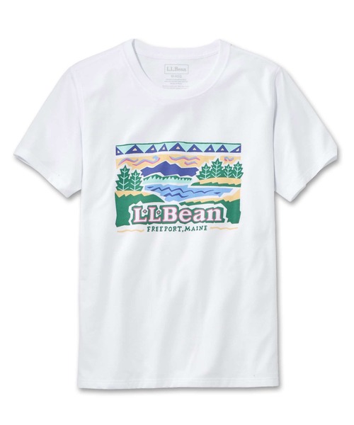 L.L.Bean（エルエルビーン）の「グラフィック・ティ、半袖　 ジャパン・フィット（Tシャツ/カットソー・レディース・ダークネイビー/ライトグレー/ライトグレー系/ホワイト/ライトグレー系1/ホワイト系/ホワイト系1/ネイビー系/ネイビー系1・X-SMALL/SMALL/MEDIUM/X-LARGE/LARGE）」の20枚目の写真