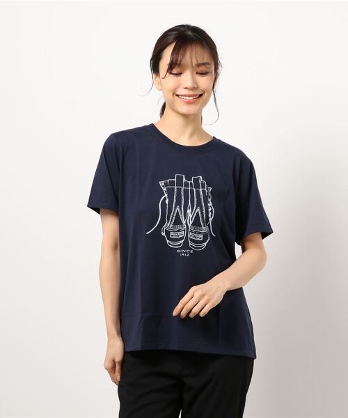 L.L.Bean（エルエルビーン）の「グラフィック・ティ、半袖　 ジャパン・フィット（Tシャツ/カットソー・レディース・ダークネイビー/ライトグレー/ライトグレー系/ホワイト/ライトグレー系1/ホワイト系/ホワイト系1/ネイビー系/ネイビー系1・X-SMALL/SMALL/MEDIUM/X-LARGE/LARGE）」の10枚目の写真