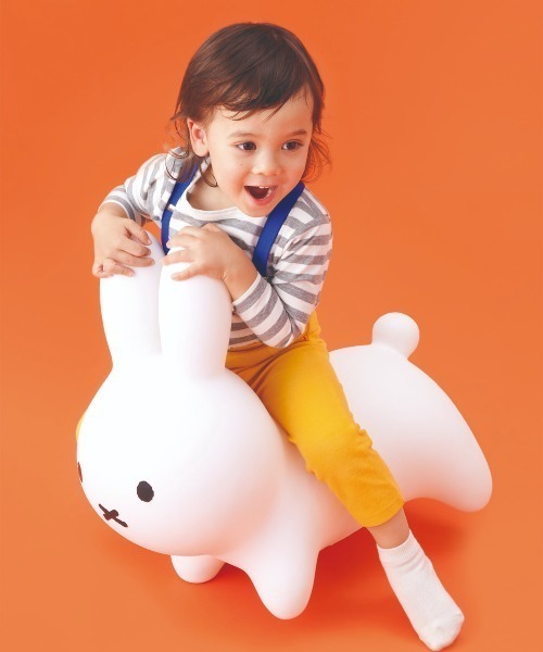 Miffy（ ミッフィー）の「ブルーナ ボンボン  ミッフィー（おもちゃ・キッズ・ホワイト/グレー/ホワイト系・フリー）」の4枚目の写真