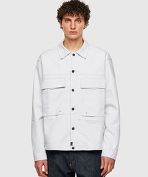 DIESEL | メンズ シャツ デニムシャツ ホワイトデニム シャツジャケット(シャツ/ブラウス)