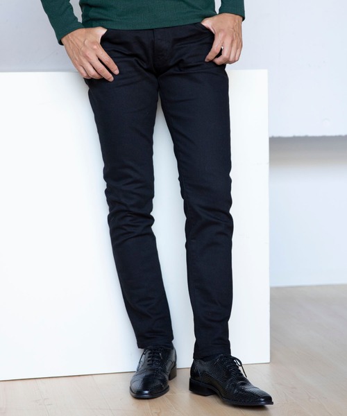 TETE HOMME（テットオム）の「カツラギ５ポケットパンツ（デニムパンツ・メンズ・カーキ/ブラック/グレー/ホワイト・SMALL/MEDIUM/LARGE/X-LARGE/XX-LARGE）」の3枚目の写真