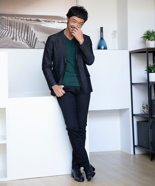 TETE HOMME（テットオム）の「カツラギ５ポケットパンツ（デニムパンツ・メンズ・カーキ/ブラック/グレー/ホワイト・SMALL/MEDIUM/LARGE/X-LARGE/XX-LARGE）」の8枚目の写真