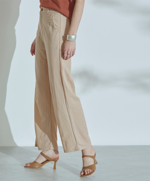 titivate（ティティベイト）の「ﾘﾈﾝﾀｯﾁｽﾄﾚｰﾄﾊﾟﾝﾂ（その他パンツ・レディース・ブラック/カーキ/サンドベージュ/チャコール/ダークオレンジ・M）」の17枚目の写真