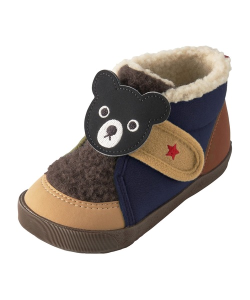 DOUBLE_B(ダブルビー)の「起毛セカンドベビーシューズ(スニーカー・キッズ・マルチ・15cm/16cm/13cm/14cm/14.5cm/15.5cm/13.5)」の2枚目の写真