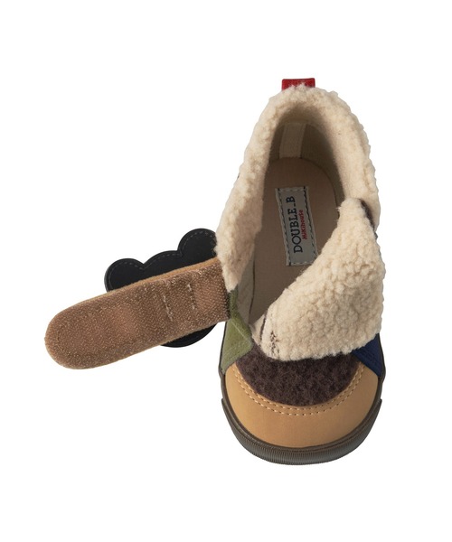 DOUBLE_B(ダブルビー)の「起毛セカンドベビーシューズ(スニーカー・キッズ・マルチ・15cm/16cm/13cm/14cm/14.5cm/15.5cm/13.5)」の3枚目の写真