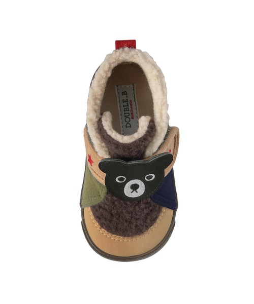 DOUBLE_B(ダブルビー)の「起毛セカンドベビーシューズ(スニーカー・キッズ・マルチ・15cm/16cm/13cm/14cm/14.5cm/15.5cm/13.5)」の6枚目の写真