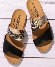 【PLAKTON】プラクトン　２ストラップサンダル